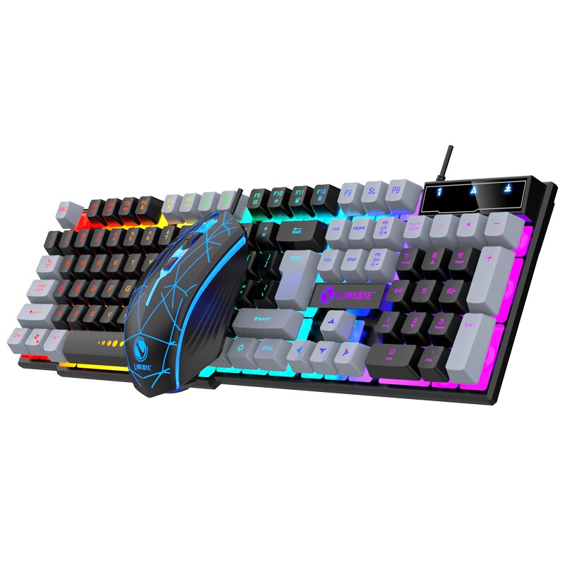 Gaming Accessories Combo - Gaming Tri-Color Combo: Silent Mech-Feel Membrane