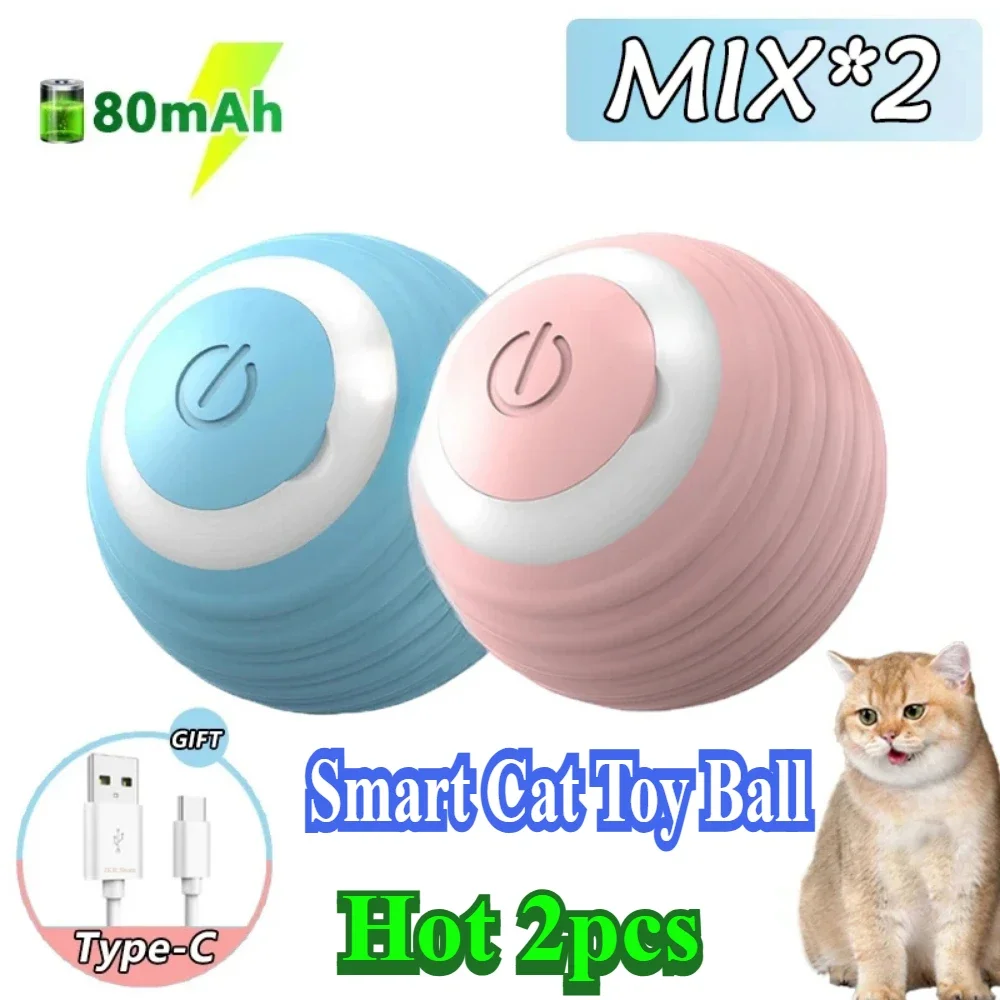 Gaming Accessories Toys - Electric Automatic Cat Toy Ball, Interactive