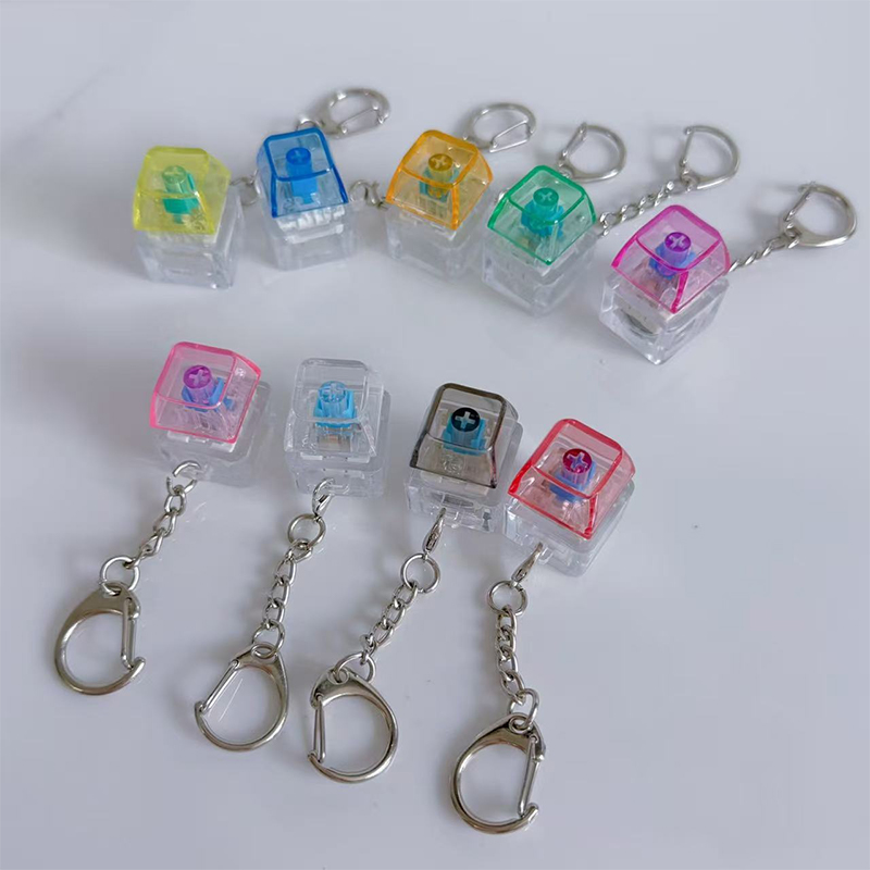 Keyboard Switch Tester - 1Keys Color Clear LED Mechanical Keyboard