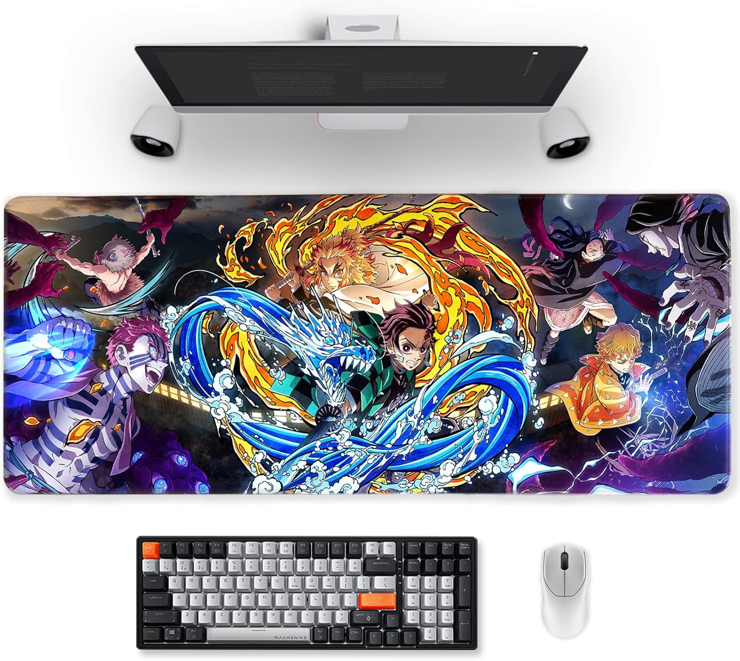 Gaming Accessories Anime - Mouse Pad Demon Slayer Large Gaming
