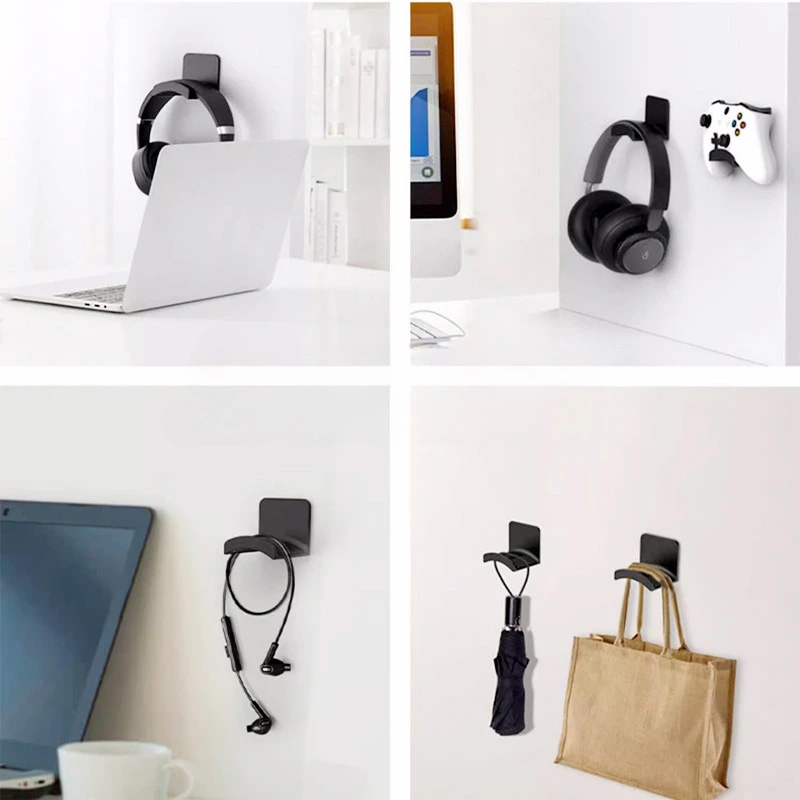4Pcs Black Adhesive Headphone  - Gaming Accessories Headset 评论和价格