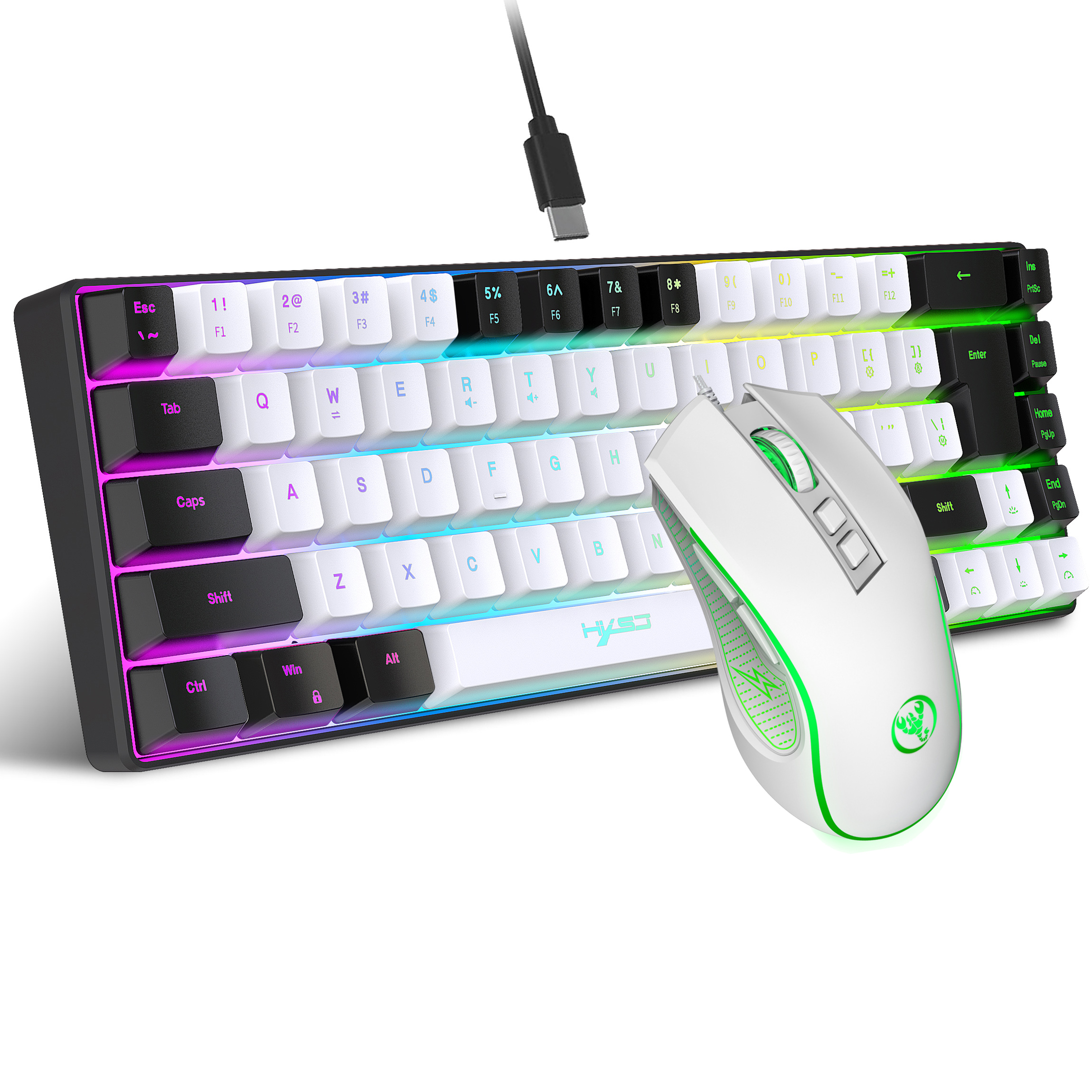 2024 Newest HXSJ mini V200 68  - Gaming Accessories Combo 评论和价格