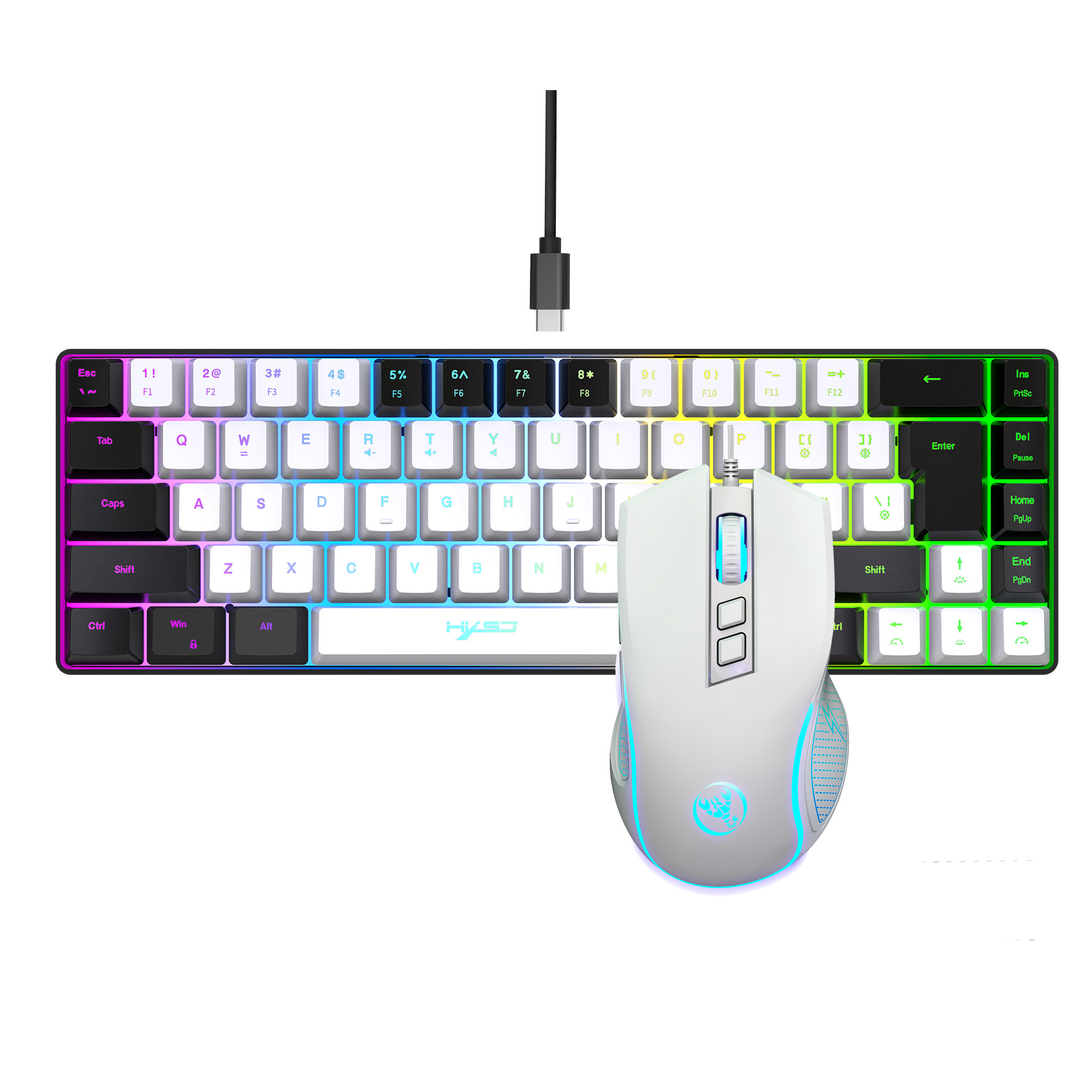 2024 Newest HXSJ mini V200 68  - Gaming Accessories Combo 评论和价格