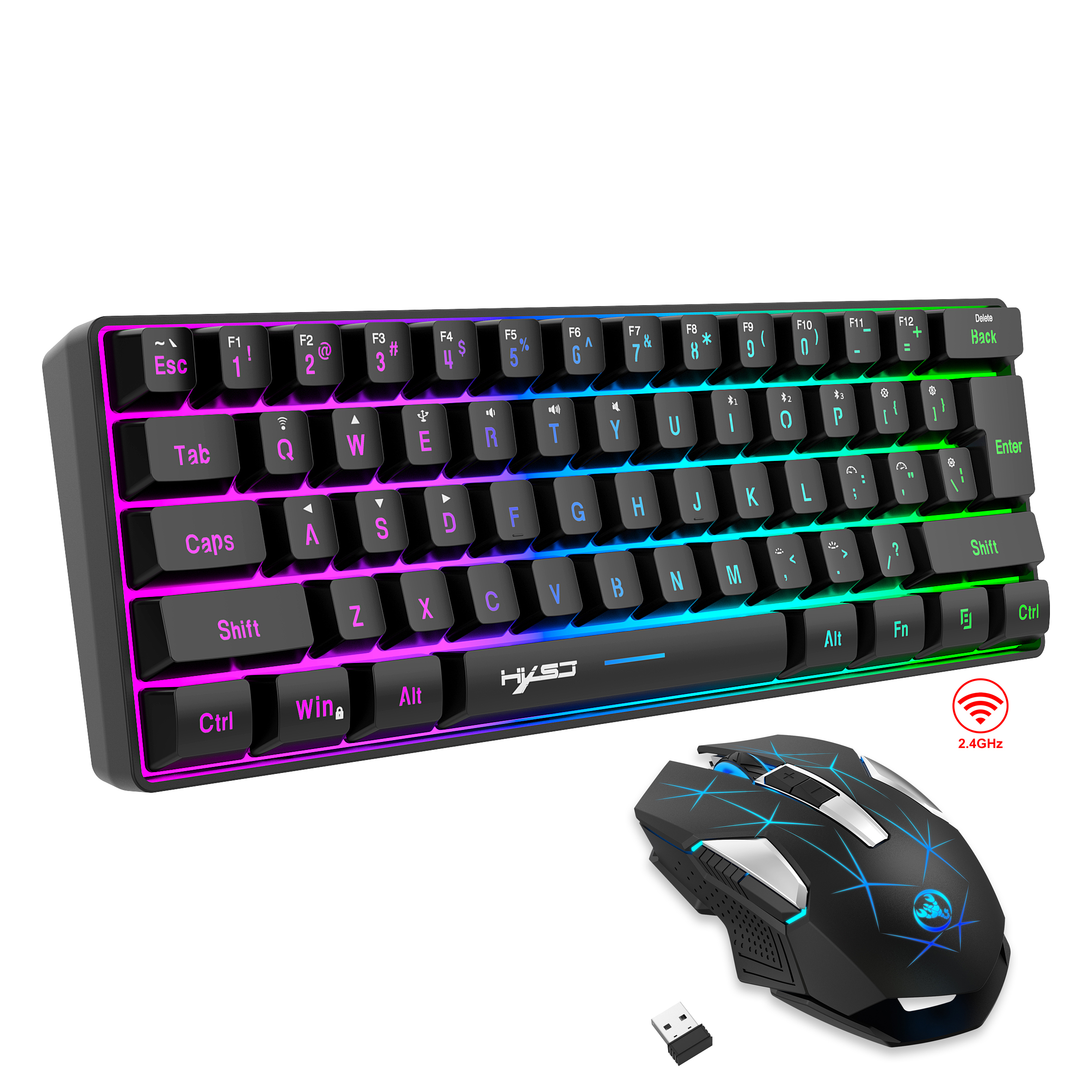 60% Wireless Gaming Keyboard a - Gaming Accessories Combo 评论和价格