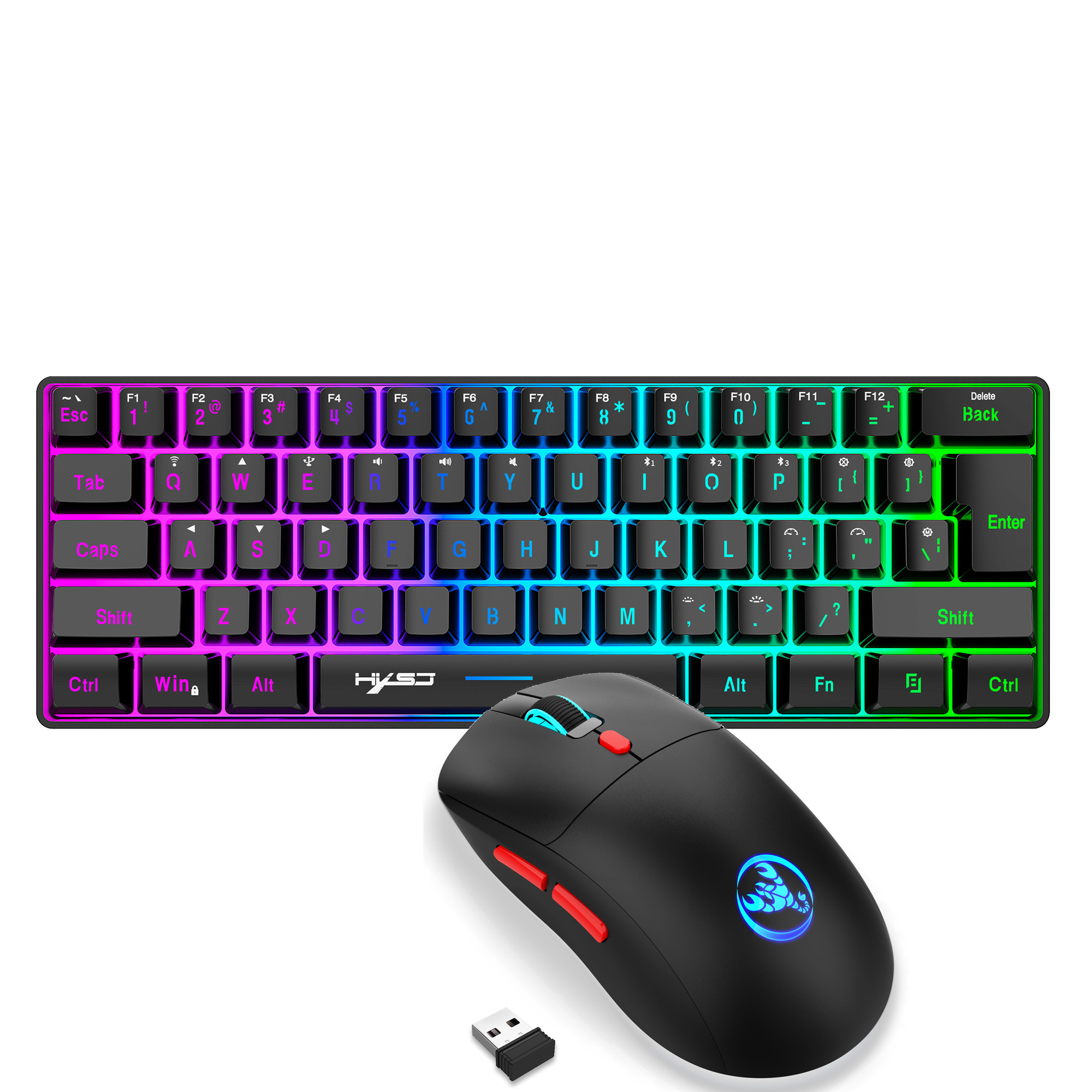 60% Wireless Gaming Keyboard a - Gaming Accessories Combo 评论和价格