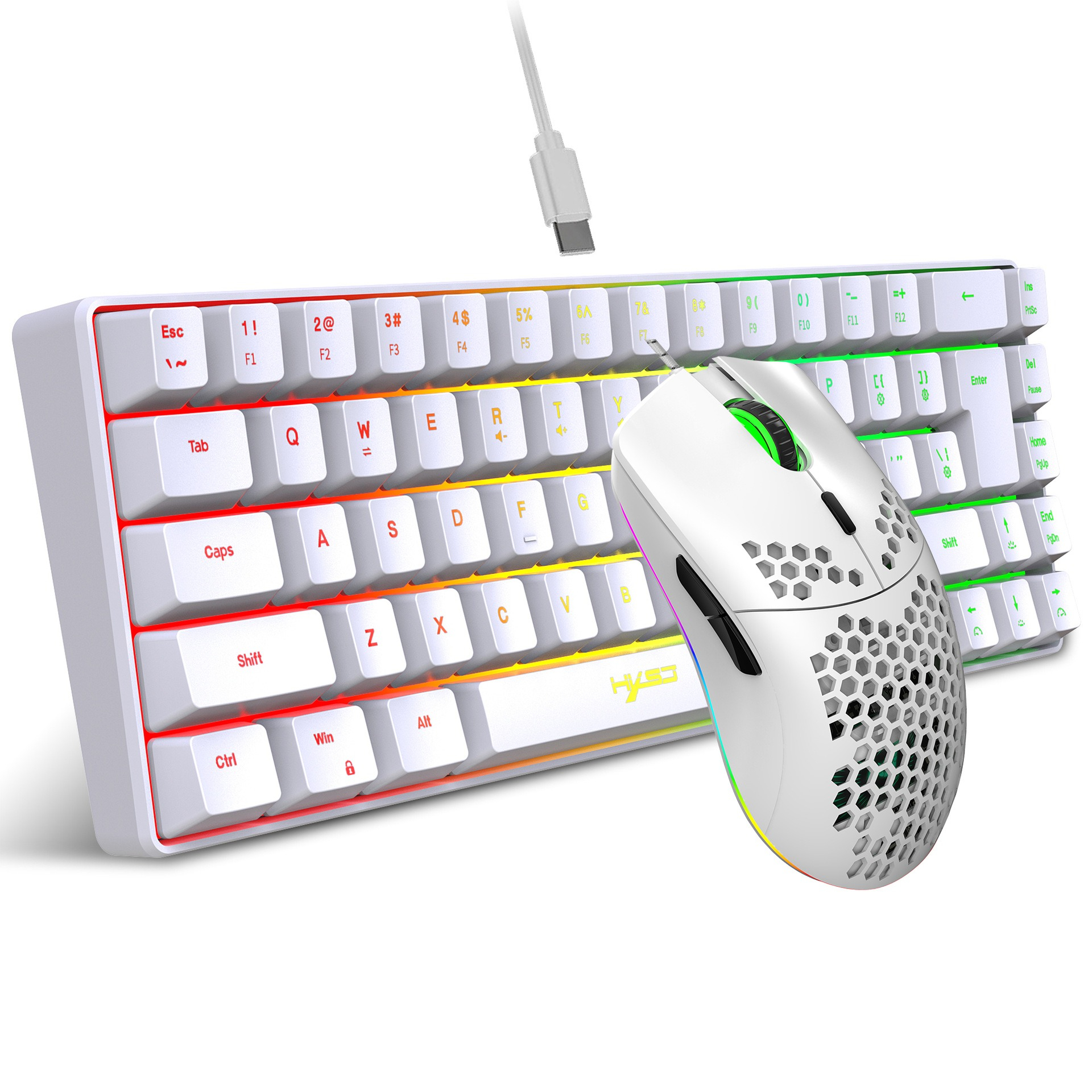 Keyboard and mouse 68key wired - Gaming Accessories Combo 评论和价格