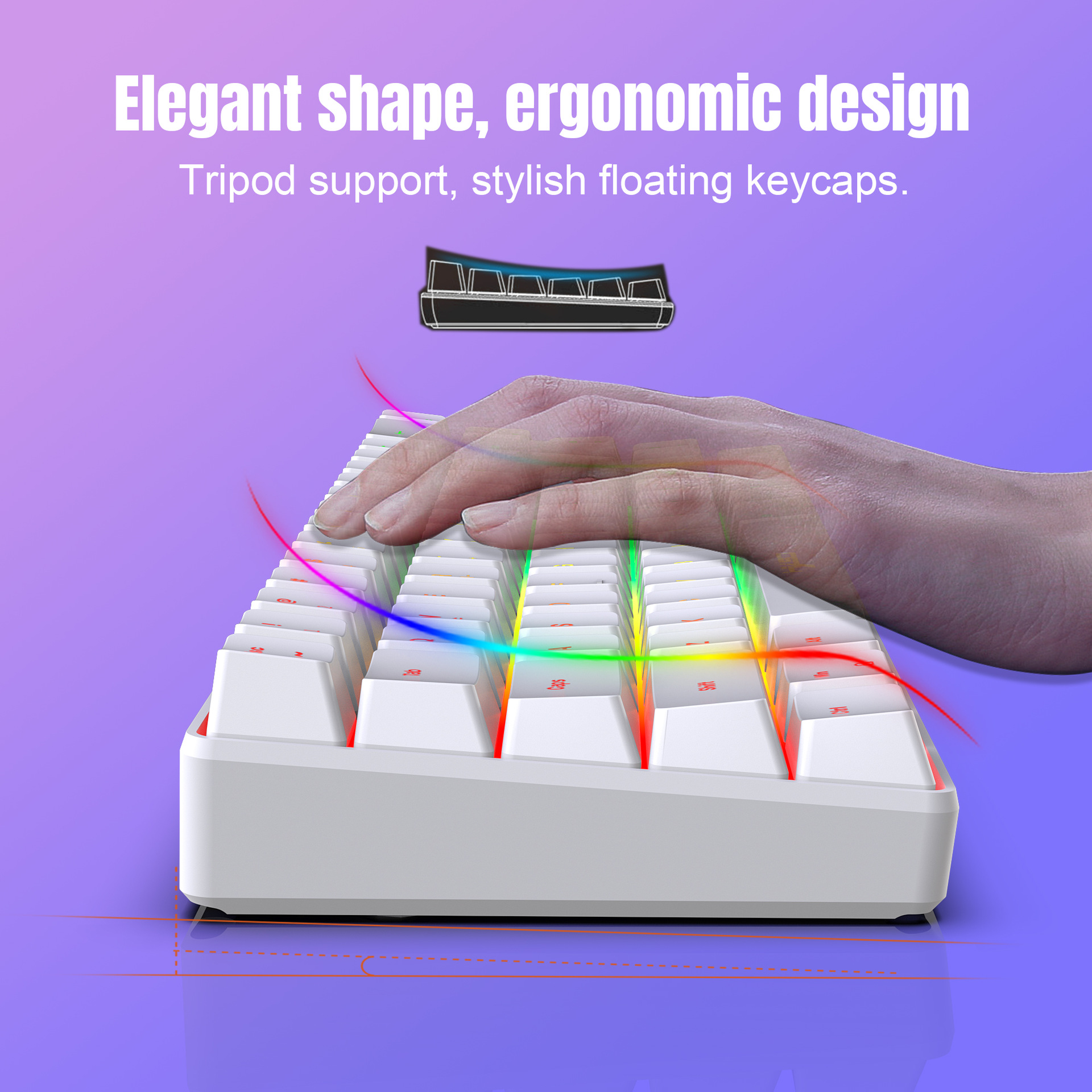 Keyboard and mouse 68key wired - Gaming Accessories Combo 评论和价格