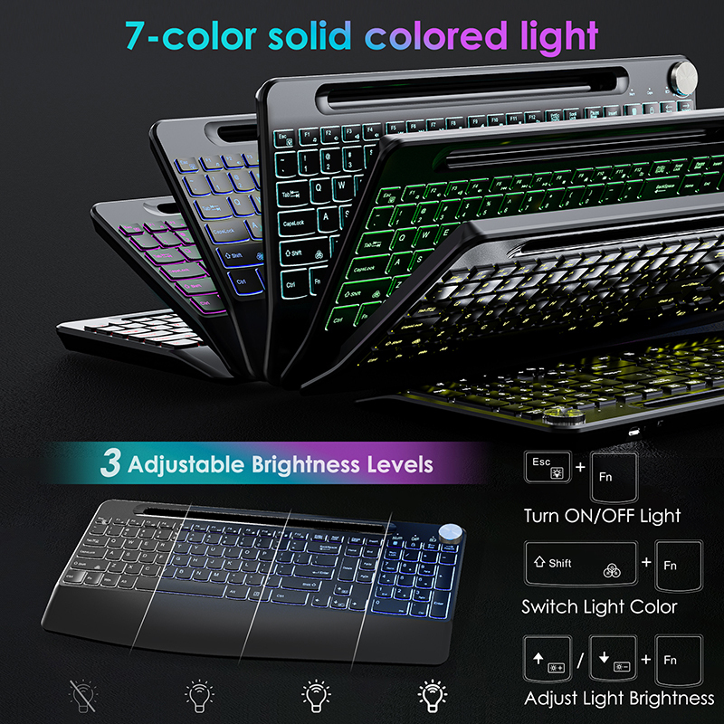 2.4G&Type-C Wireless Keyboard  - Gaming Accessories Combo 评论和价格