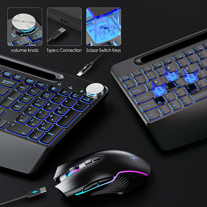 2.4G&Type-C Wireless Keyboard  - Gaming Accessories Combo 评论和价格