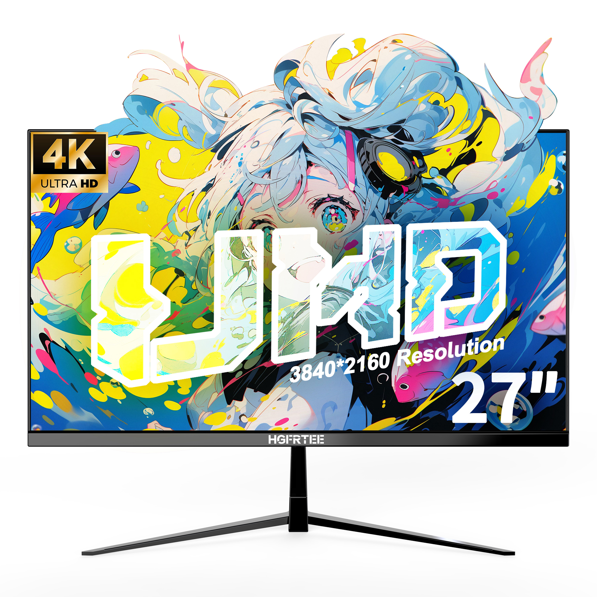 HGFRTEE 4K 27 Inch Monitor 384 - Monitor 144Hz 27Inch 评论和价格