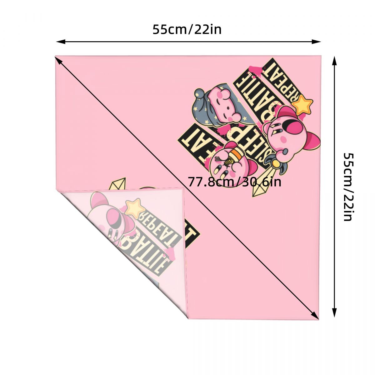 Custom K-Kirbys Square Scarf M - Gaming Accessories Toys 评论和价格