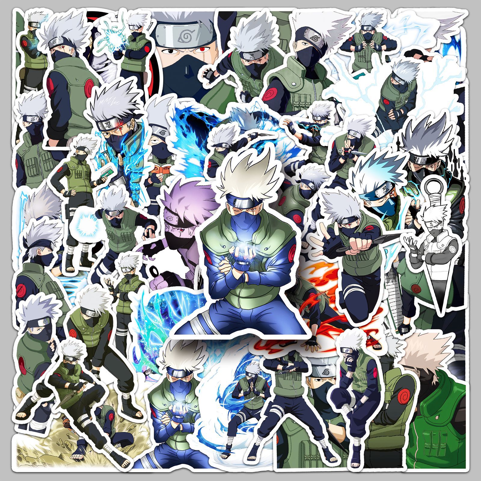 50pcs Anime Naruto Hatake Kaka - Gaming Accessories Anime 评论和价格