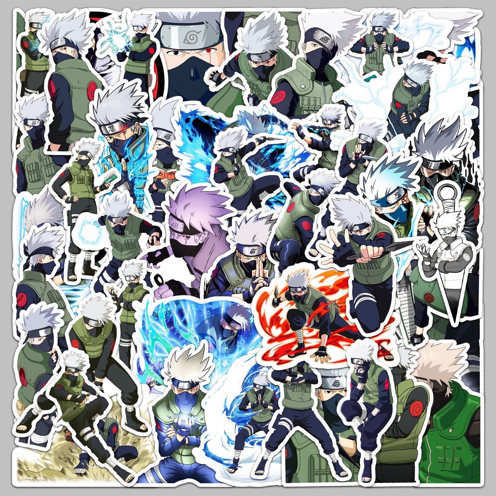 50pcs Anime Naruto Hatake Kaka - Gaming Accessories Anime 评论和价格