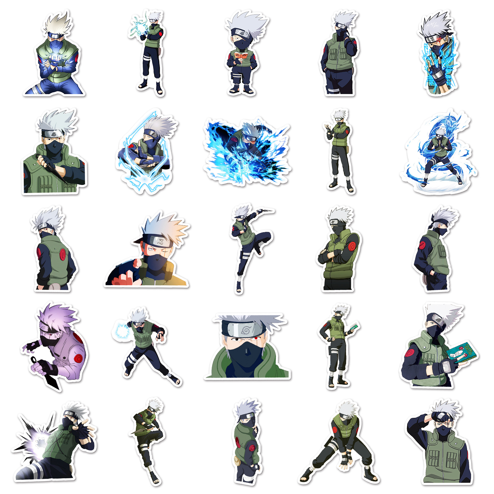 50pcs Anime Naruto Hatake Kaka - Gaming Accessories Anime 评论和价格