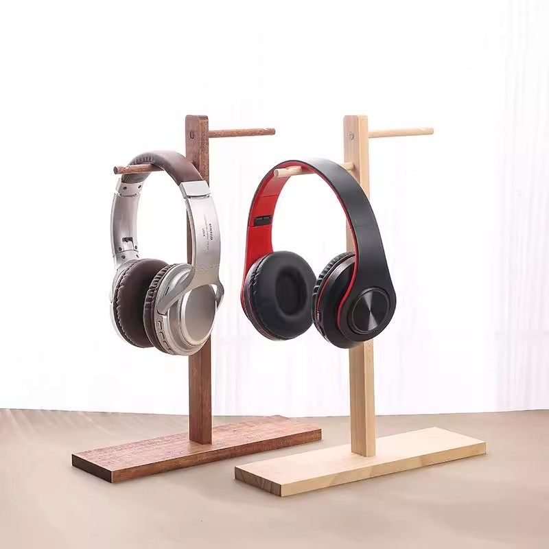 Wood Headphone Stand Earphone  - Gaming Accessories Headset 评论和价格