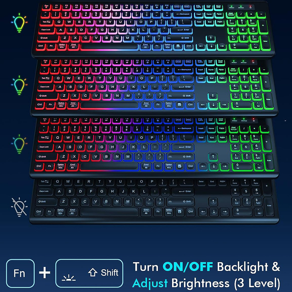 Wireless Keyboard and Mouse Co - Gaming Accessories Combo 评论和价格