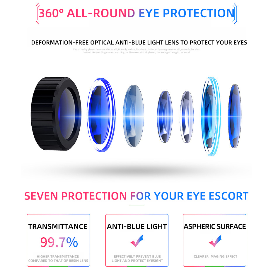 VR Glasses 3D Virtual Reality  - Gaming Accessories Headset 评论和价格