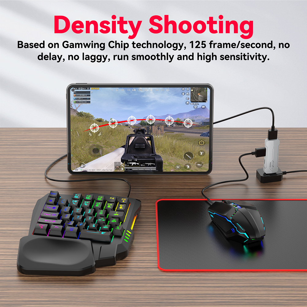 5 in 1 Mobile Game Converter K - Gaming Accessories Combo 评论和价格