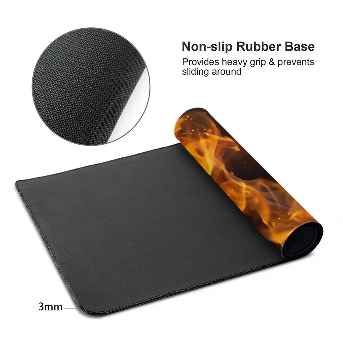 Large Mouse Pad Burning Fire W - Gaming Accessories For Free Fire 评论和价格