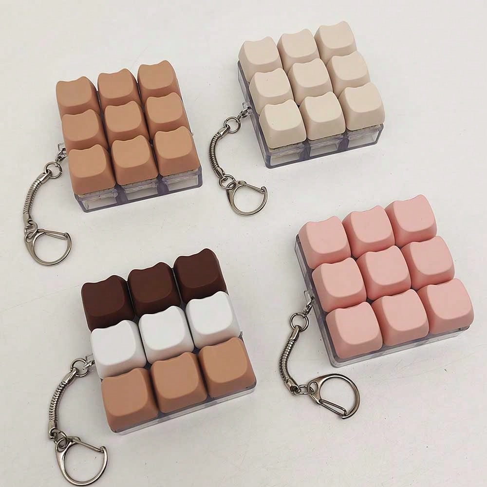 Cat Shaped Keychain Stress Rel - Keyboard Switch Tester 评论和价格