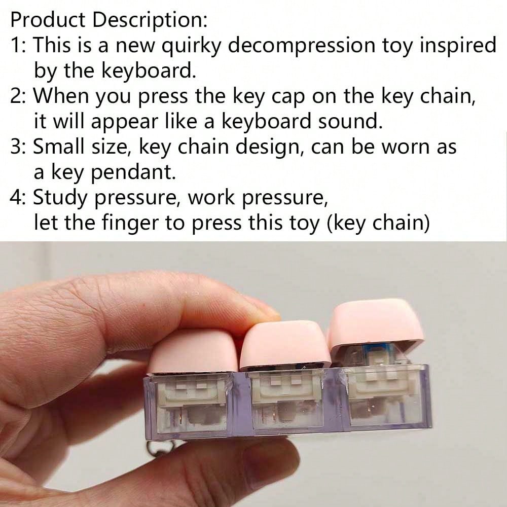 Cat Shaped Keychain Stress Rel - Keyboard Switch Tester 评论和价格