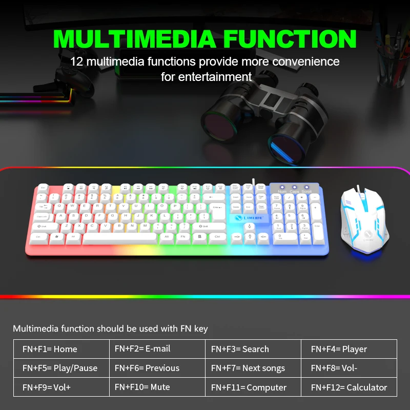 NG GTX350 Gaming Keyboard Mous - Gaming Accessories Combo 评论和价格