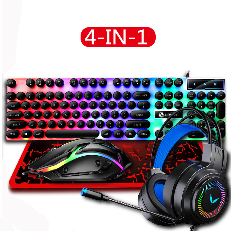 4 in 1 Gaming Keyboard and Mou - Gaming Accessories Combo 评论和价格