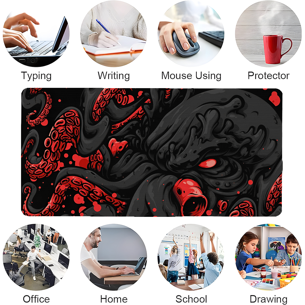 Octopus Monster Mousepad Large - Gaming Accessories Cheap 评论和价格