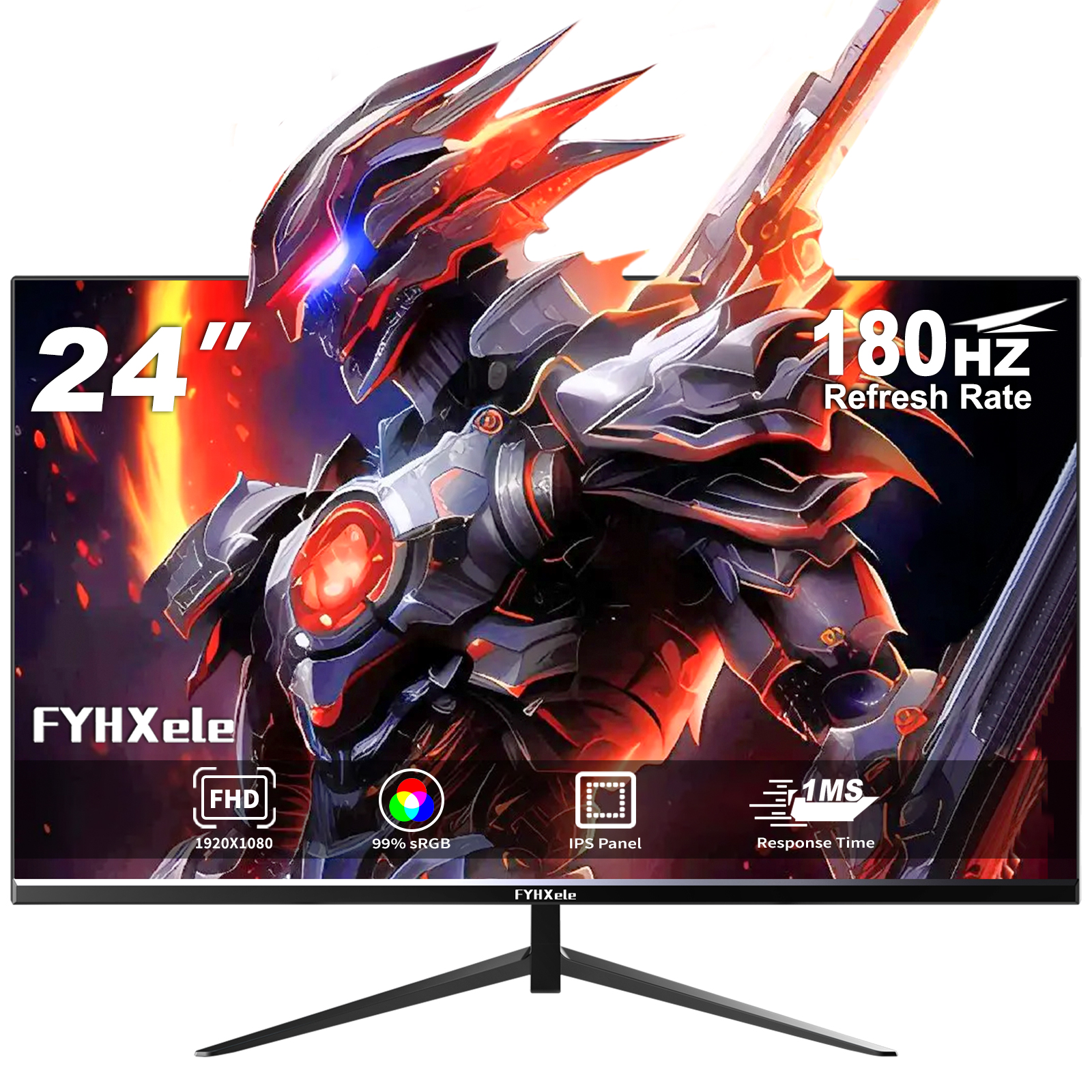 FYHXele 24Inch 180Hz Gaming Mo - Monitor 144Hz 27Inch 评论和价格