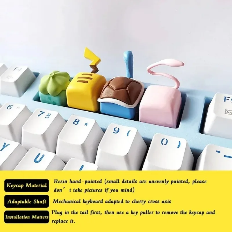 1pc Pokemon Pikachu cartoon Pe - Gaming Accessories For Free Fire 评论和价格