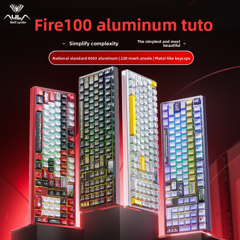 AULA FIRE 100 Mechanical Keybo - Gaming Accessories For Free Fire 评论和价格