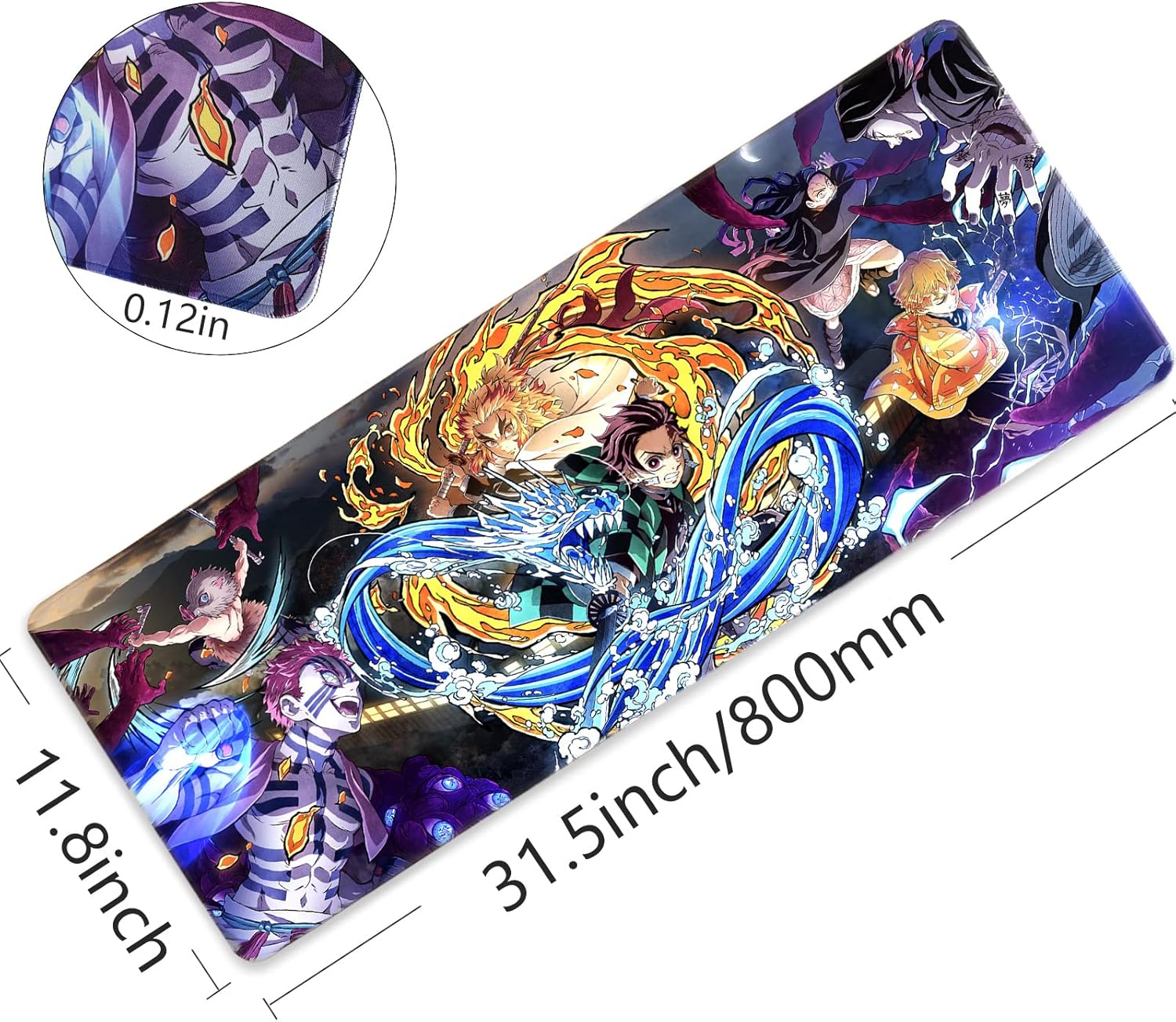 Mouse Pad Demon Slayer Large G - Gaming Accessories Anime 评论和价格