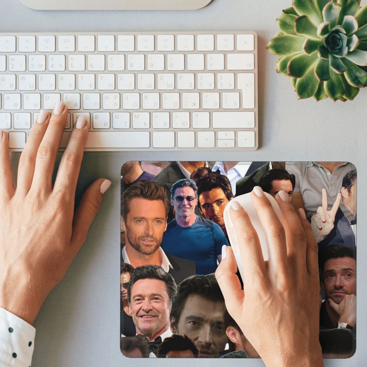 Hugh Jackman Photo Collage (14 - Gaming Accessories Photo 评论和价格