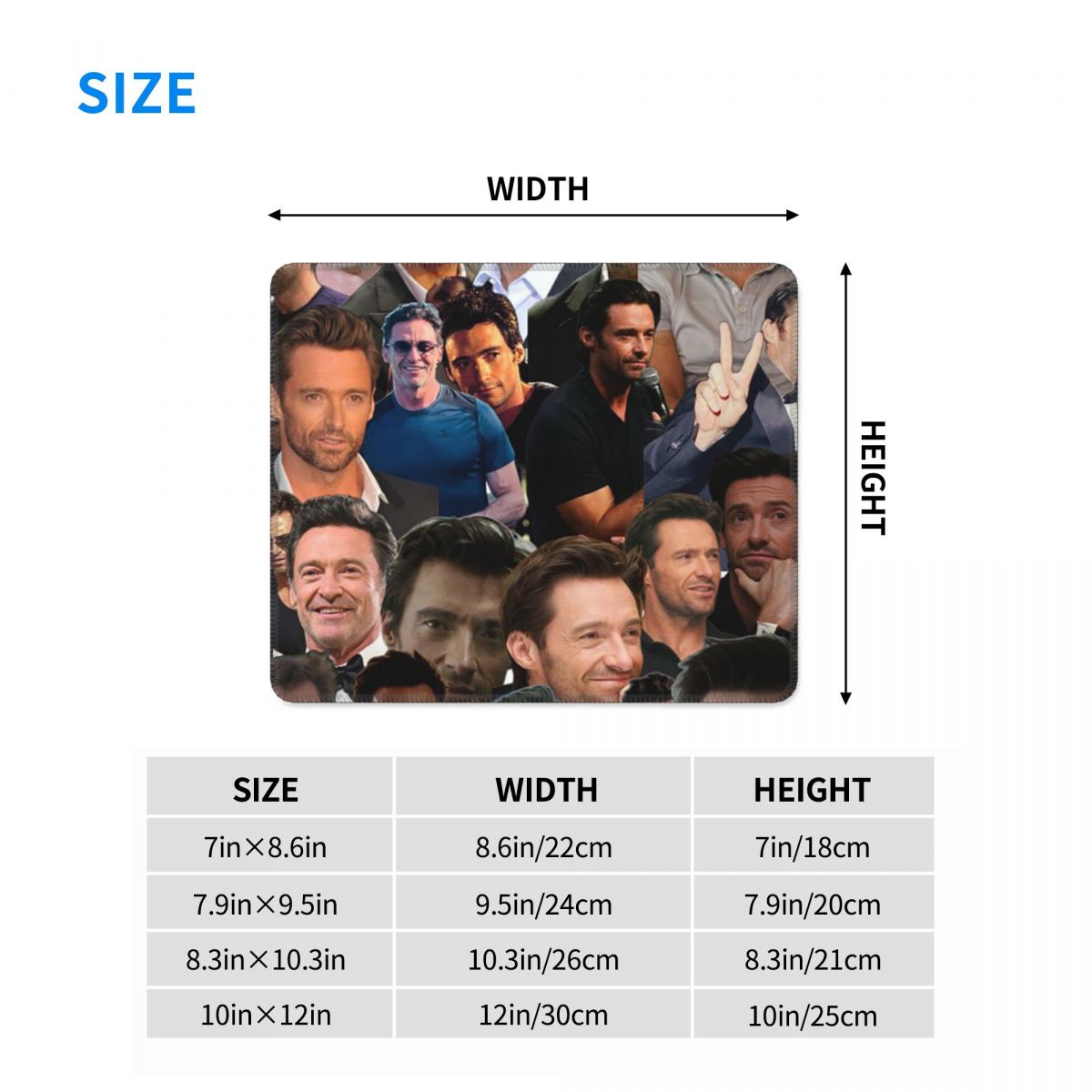 Hugh Jackman Photo Collage (14 - Gaming Accessories Photo 评论和价格