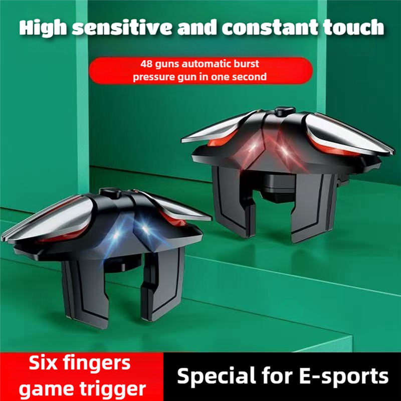 ABUO-Alloy 6 Finger Pulse Auto - Gaming Accessories For Free Fire 评论和价格