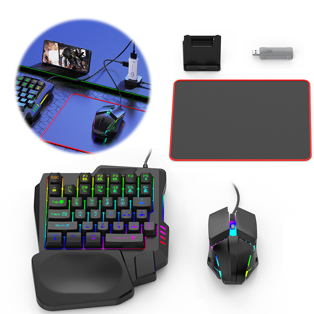 5 in 1 Mouse Keyboard Adapter  - Gaming Accessories Combo 评论和价格