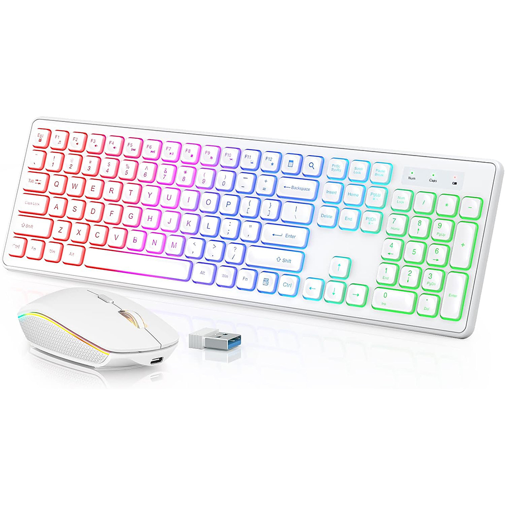 Backlit Wireless Keyboard and  - Gaming Accessories Combo 评论和价格