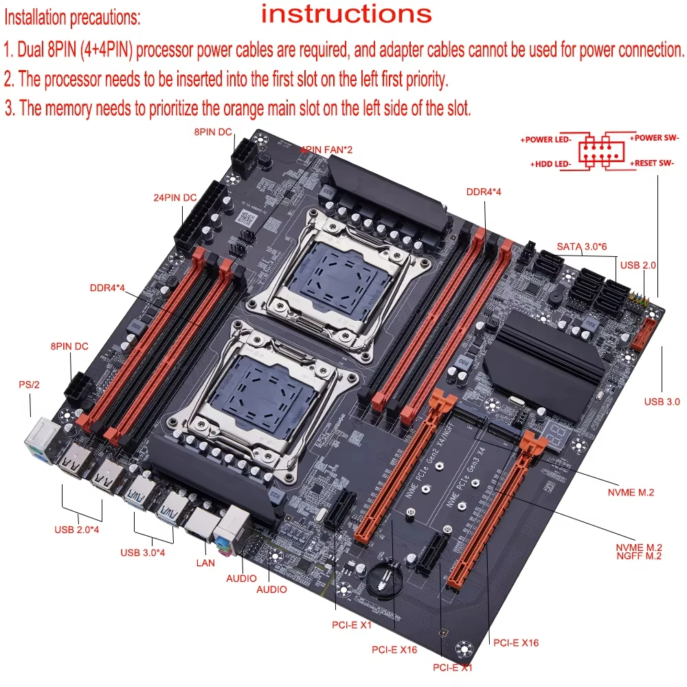 X99 Dual CPU SOYO Gaming Mothe - Gaming Accessories Combo 评论和价格