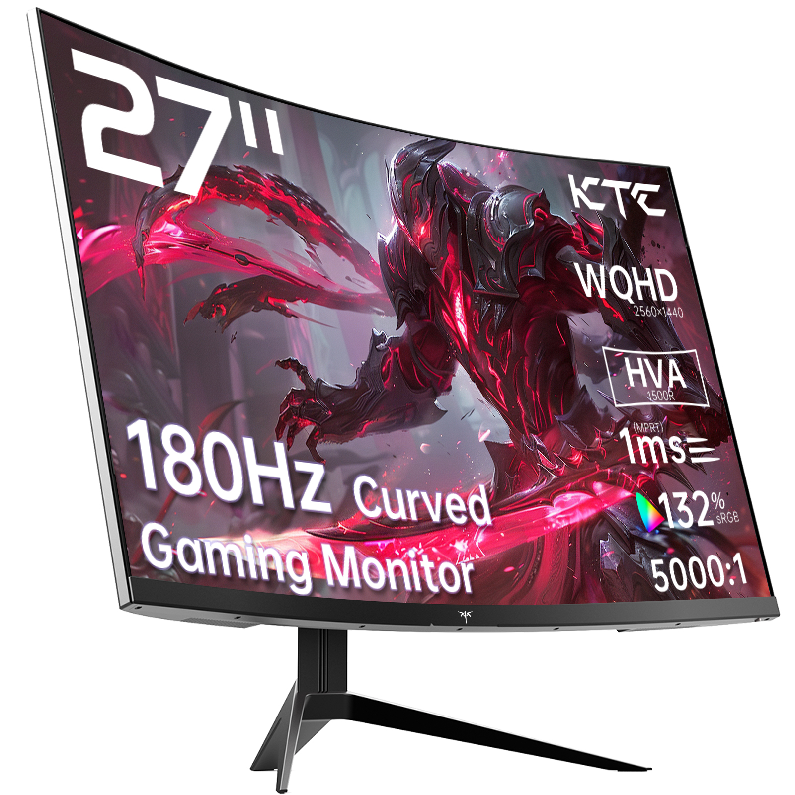Ktc 27 Inch Wqhd 180Hz 1Ms Cur - Monitor 144Hz 27Inch 评论和价格